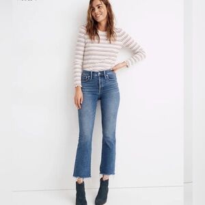 Madewell Cali Demi-Boot Blue Jeans size 27